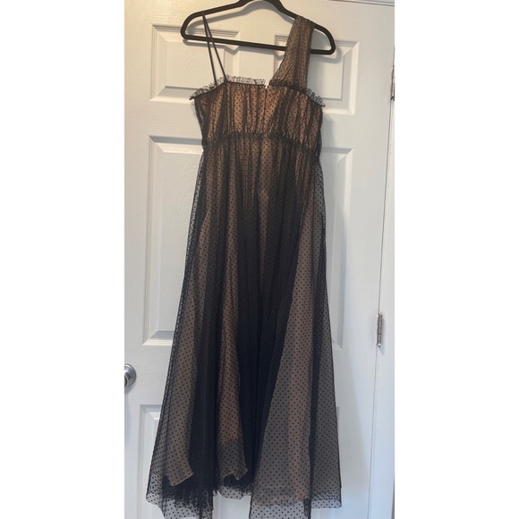 Anthropologie Tulle Dot Maxi Dress size 4 - Picture 10 of 11